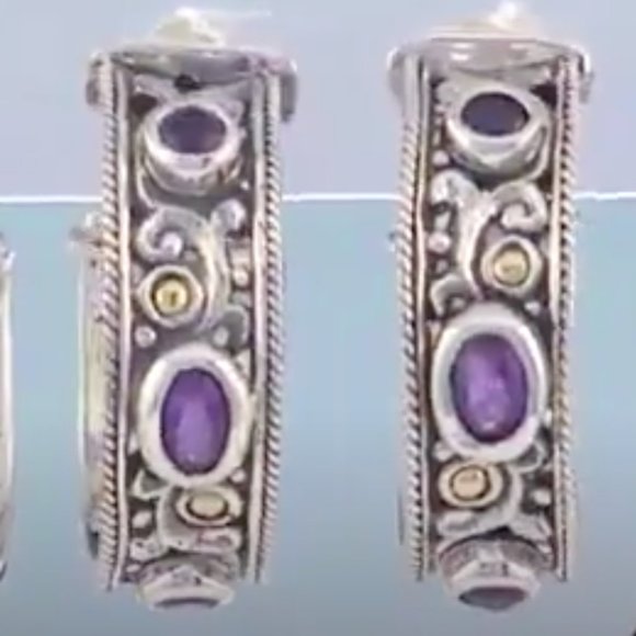 BALI DESIGNS by Robert Manse Jewelry - BALI DESIGNS Robert Manse SS and 18K GOLD Earrings